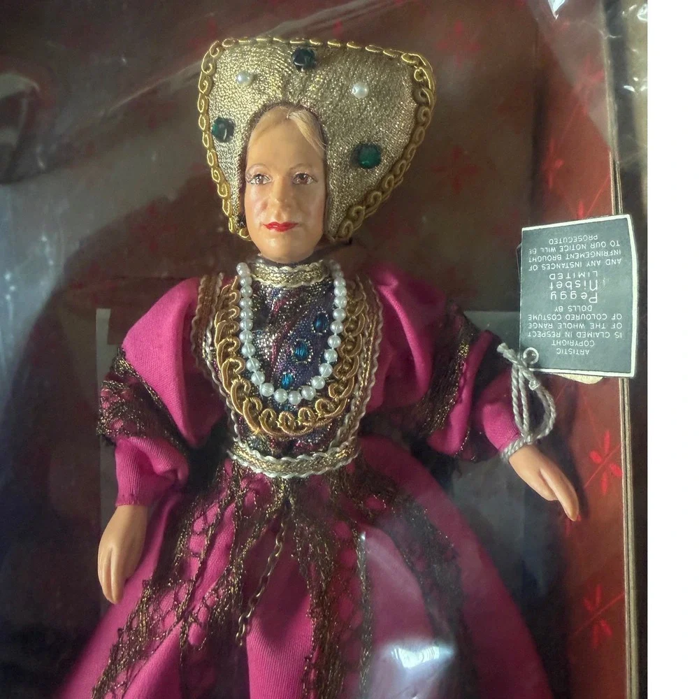 Peggy Nisbet Anne of Cleves Portrait Doll P/605‎ Handmade England Vintage Boxed